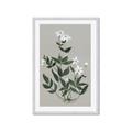 Picture of White flower III _GroupedProduct_Rectangle_Portrait_Framed_Matted_