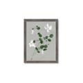 Picture of White flower IV _GroupedProduct_Rectangle_Portrait_Framed_Matted_
