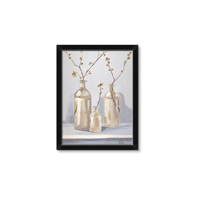 Picture of Stems in Vases _GroupedProduct_Rectangle_Portrait_Framed_Matted_