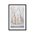Picture of Stems in Vases _GroupedProduct_Rectangle_Portrait_Framed_Matted_