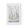Picture of Stems in Vases _GroupedProduct_Rectangle_Portrait_Framed_Matted_