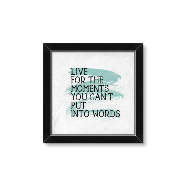 Picture of Live The Moment _GroupedProduct_Square_Framed_Matted_
