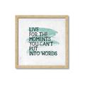 Picture of Live The Moment _GroupedProduct_Square_Framed_Matted_