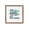 Picture of Live The Moment _GroupedProduct_Square_Framed_Matted_
