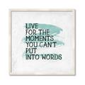 Picture of Live The Moment _GroupedProduct_Square_Framed_Matted_