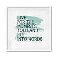 Picture of Live The Moment _GroupedProduct_Square_Framed_Matted_