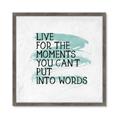 Picture of Live The Moment _GroupedProduct_Square_Framed_Matted_