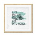 Picture of Live The Moment _GroupedProduct_Square_Framed_Matted_