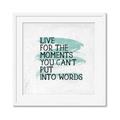 Picture of Live The Moment _GroupedProduct_Square_Framed_Matted_