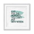 Picture of Live The Moment _GroupedProduct_Square_Framed_Matted_