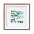 Picture of Live The Moment _GroupedProduct_Square_Framed_Matted_