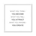 Picture of What You Think You Become _GroupedProduct_Square_Framed_Matted_