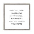 Picture of What You Think You Become _GroupedProduct_Square_Framed_Matted_
