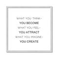 Picture of What You Think You Become _GroupedProduct_Square_Framed_Matted_