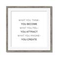 Picture of What You Think You Become _GroupedProduct_Square_Framed_Matted_
