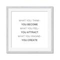 Picture of What You Think You Become _GroupedProduct_Square_Framed_Matted_