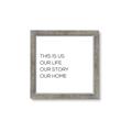 Picture of This Is Us _GroupedProduct_Square_Framed_Matted_