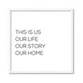 Picture of This Is Us _GroupedProduct_Square_Framed_Matted_