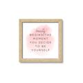 Picture of Be Yourself _GroupedProduct_Square_Framed_Matted_
