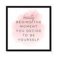 Picture of Be Yourself _GroupedProduct_Square_Framed_Matted_