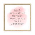 Picture of Be Yourself _GroupedProduct_Square_Framed_Matted_