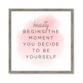 Picture of Be Yourself _GroupedProduct_Square_Framed_Matted_