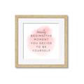Picture of Be Yourself _GroupedProduct_Square_Framed_Matted_