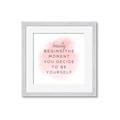 Picture of Be Yourself _GroupedProduct_Square_Framed_Matted_