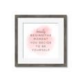 Picture of Be Yourself _GroupedProduct_Square_Framed_Matted_