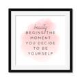 Picture of Be Yourself _GroupedProduct_Square_Framed_Matted_