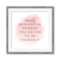 Picture of Be Yourself _GroupedProduct_Square_Framed_Matted_