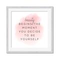 Picture of Be Yourself _GroupedProduct_Square_Framed_Matted_