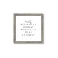 Picture of Be Yourself I _GroupedProduct_Square_Framed_Matted_