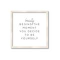 Picture of Be Yourself I _GroupedProduct_Square_Framed_Matted_