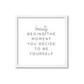 Picture of Be Yourself I _GroupedProduct_Square_Framed_Matted_