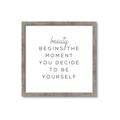 Picture of Be Yourself I _GroupedProduct_Square_Framed_Matted_
