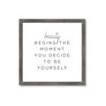 Picture of Be Yourself I _GroupedProduct_Square_Framed_Matted_