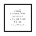 Picture of Be Yourself I _GroupedProduct_Square_Framed_Matted_