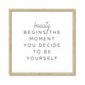 Picture of Be Yourself I _GroupedProduct_Square_Framed_Matted_