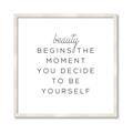 Picture of Be Yourself I _GroupedProduct_Square_Framed_Matted_