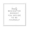 Picture of Be Yourself I _GroupedProduct_Square_Framed_Matted_