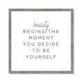 Picture of Be Yourself I _GroupedProduct_Square_Framed_Matted_