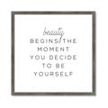 Picture of Be Yourself I _GroupedProduct_Square_Framed_Matted_