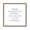 Picture of Be Yourself I _GroupedProduct_Square_Framed_Matted_