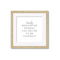 Picture of Be Yourself I _GroupedProduct_Square_Framed_Matted_
