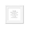 Picture of Be Yourself I _GroupedProduct_Square_Framed_Matted_