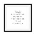 Picture of Be Yourself I _GroupedProduct_Square_Framed_Matted_