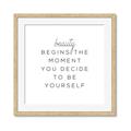 Picture of Be Yourself I _GroupedProduct_Square_Framed_Matted_