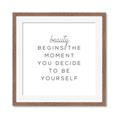 Picture of Be Yourself I _GroupedProduct_Square_Framed_Matted_