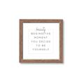 Picture of Be Yourself II _GroupedProduct_Square_Framed_Matted_